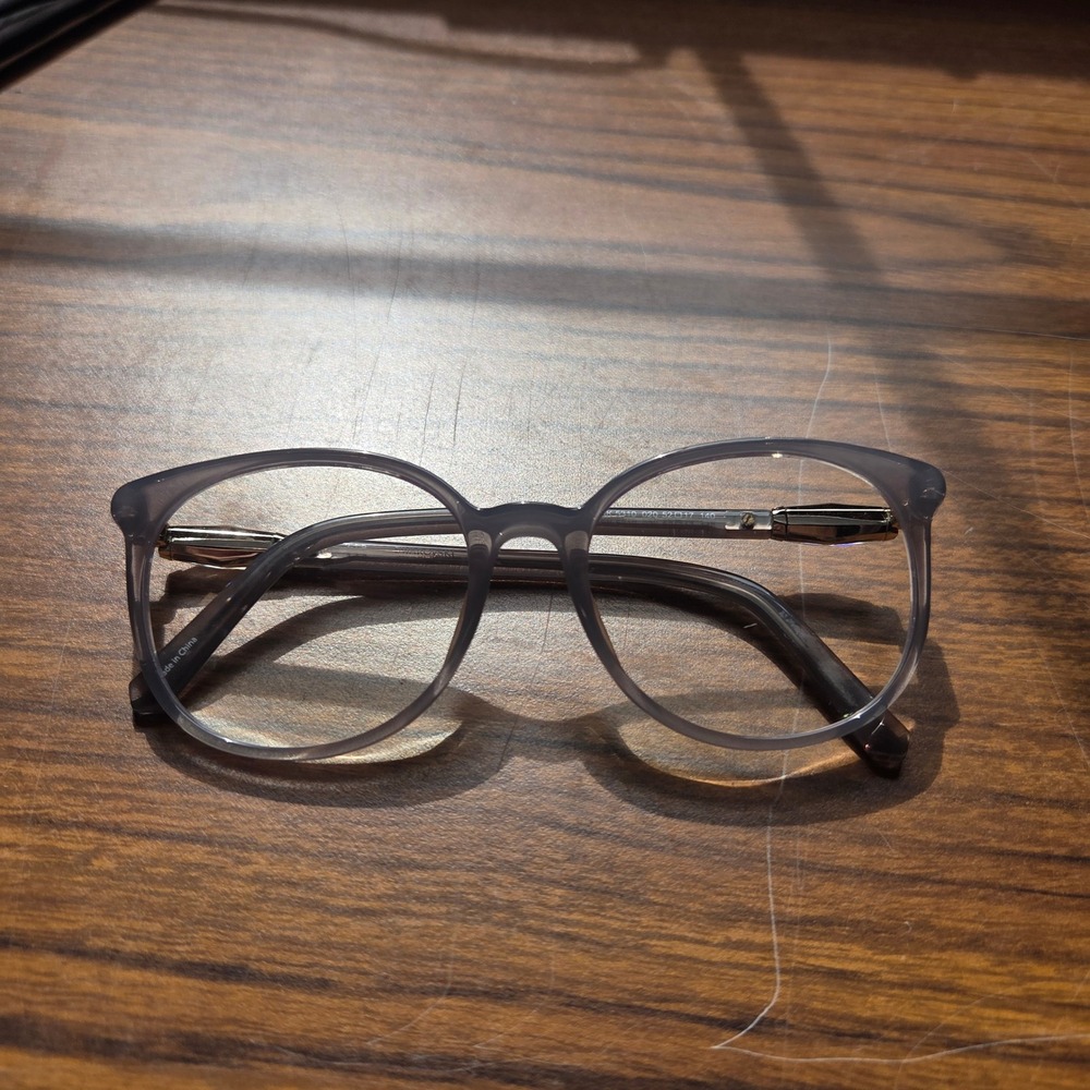 Swarovski SK 5310 020 Grey Crystal Detail Round Eyeglasses Frames with Case